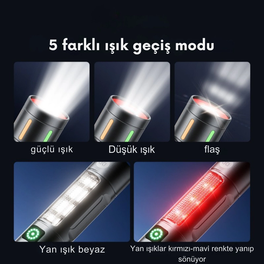 Gold Police Gp-222 Çok Fonksiyonlu Kamp Lambası 1000 Lümen 5 Gold Police Gp-222 Çok Fonksiyonlu Kamp Lambası 1000 Lümen - Görsel 5