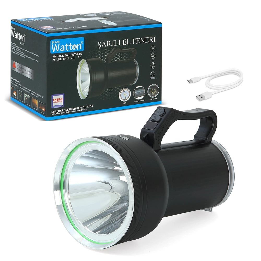 Gt Led Taşınabilir Güneş Solar Ledli Fener Wt-415 2 Gt Led Taşınabilir Güneş Solar Ledli Fener Wt-415 - Görsel 2