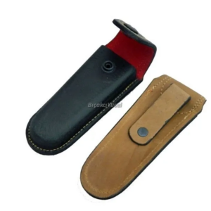 Hakiki Deri Çakı Kılıfı No:4 - 14 Cm, Kemerlikli