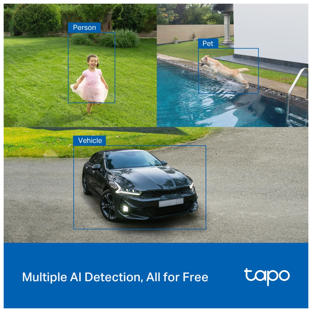 TP-LINK Tapo TC85 KIT (C425 KIT), 2K QHD, 4,0Mpix, Dış Mekan, IP66, WiFi, 15Mt. Renkli Gece Görüşü, İki Yönlü Ses, Yapay Zeka Destekli, Güneş Enerjili Güvenlik Kamerası Kiti(1923) 5 TP-LINK Tapo TC85 KIT (C425 KIT), 2K QHD, 4,0Mpix, Dış Mekan, IP66, WiFi, 15Mt. Renkli Gece Görüşü, İki Yönlü Ses, Yapay Zeka Destekli, Güneş Enerjili Güvenlik Kamerası Kiti(1923) - Görsel 5