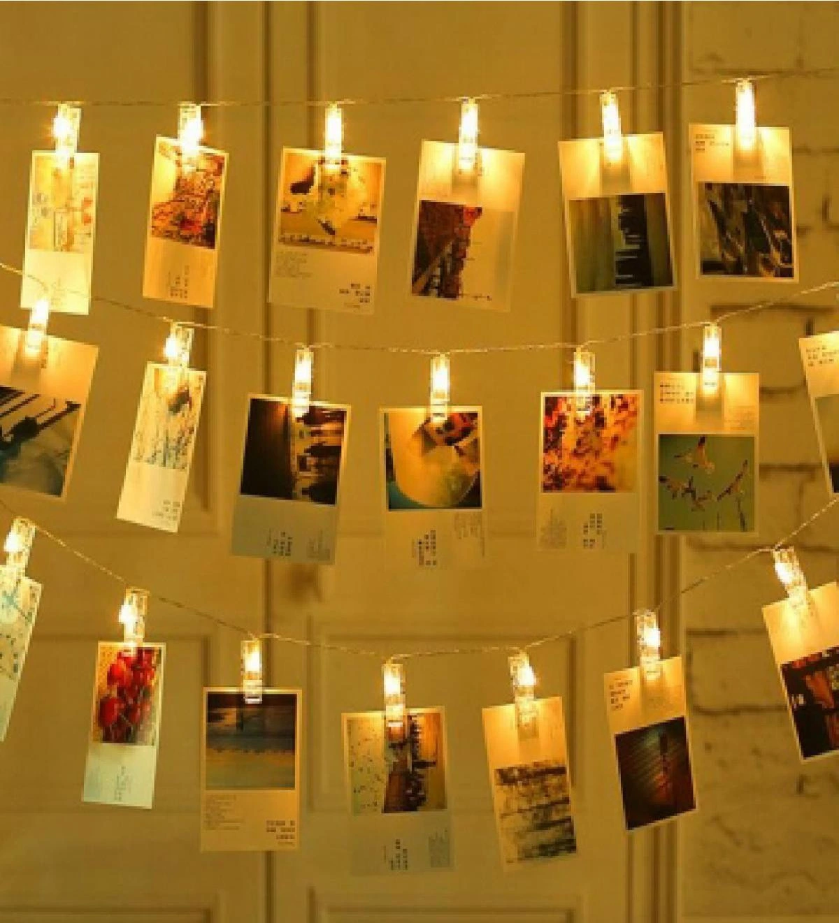 Işıklı Mandallı Fotoğraf Albümü 20li 5 Işıklı Mandallı Fotoğraf Albümü 20li - Görsel 5