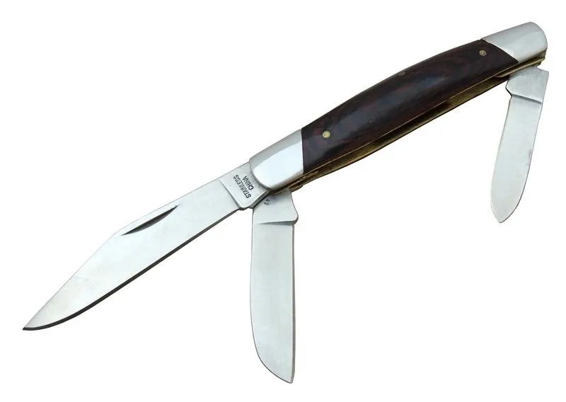 K-15 Falkon Üç Ağızlı / Üçlü Çakı 18 Cm - Ahşap Saplı, Manuel 1 K-15 Falkon Üç Ağızlı / Üçlü Çakı 18 Cm - Ahşap Saplı, Manuel