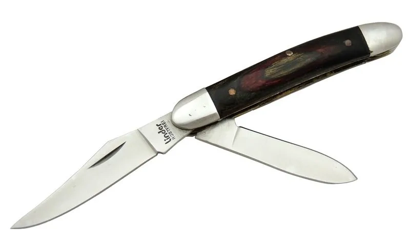K-21 Linder Çiftli / Çift Ağızlı Çakı 14,5 Cm - Ahşap Saplı, Manuel 1 K-21 Linder Çiftli / Çift Ağızlı Çakı 14,5 Cm - Ahşap Saplı, Manuel