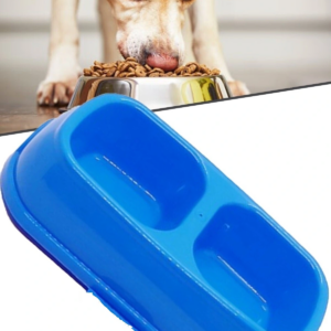 Kedi - Köpek Mama Ve Su Kabı 2 Bölmeli  Büyük Boy