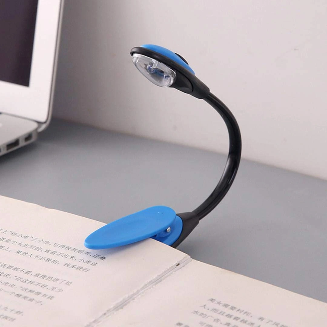 Kitap Okuma Işığı Led Booklight Kıskaçlı Pilli Model Led Işık 2 Kitap Okuma Işığı Led Booklight Kıskaçlı Pilli Model Led Işık - Görsel 2