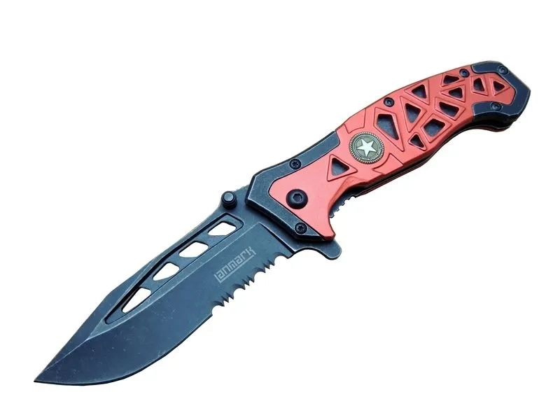 Lanmark Mx50 Testereli Outdoor Çakı 21 Cm - Otomatik, Kemerlikli 1 Lanmark Mx50 Testereli Outdoor Çakı 21 Cm - Otomatik, Kemerlikli