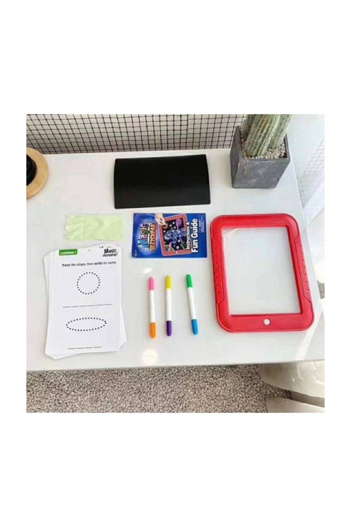 Magic Pad Çocuk Eğitici Sihirli Işıklı Kalemli Öğretici Pili Pad 4 Magic Pad Çocuk Eğitici Sihirli Işıklı Kalemli Öğretici Pili Pad - Görsel 4