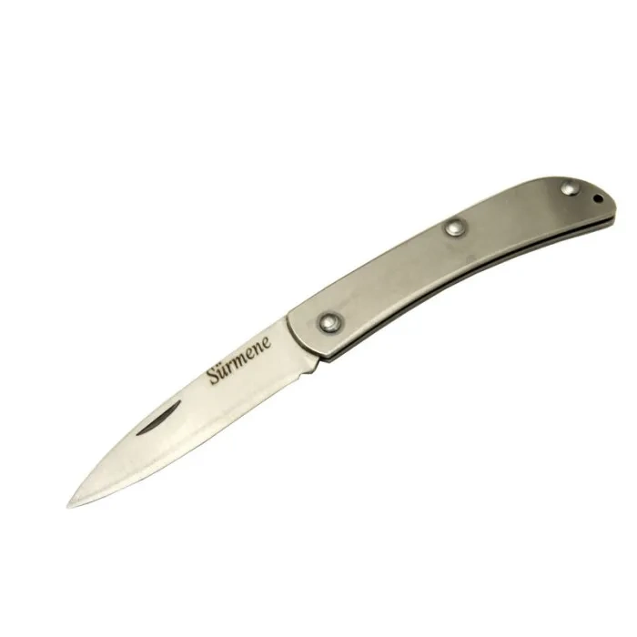 Metal Yerli Akarsu 15,5 Cm Kamp / Outdoor Çakı - Yarı Otomatik 1 Metal Yerli Akarsu 15,5 Cm Kamp / Outdoor Çakı - Yarı Otomatik