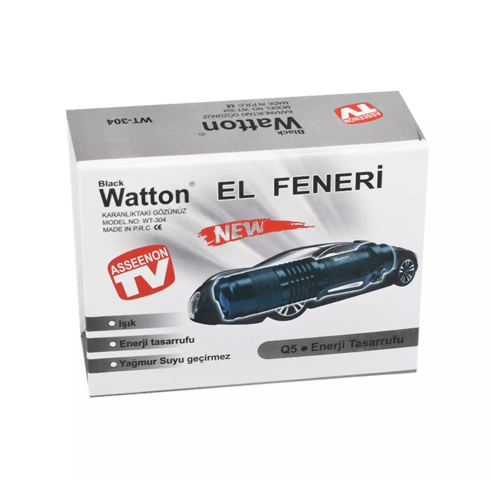 Mini Güçlü Şarjlı Pilli El Feneri Wt-304 3 Mini Güçlü Şarjlı Pilli El Feneri Wt-304 - Görsel 3