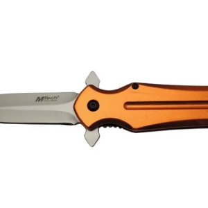 Mtech 4222 Turuncu Kamp Çakı 21cm- Yarı Otomatik, Kemerlikli