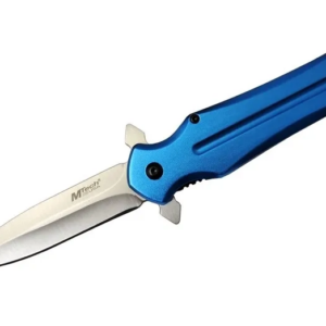 Mtech 4224 Mavi Kamp Çakı 21cm- Yarı Otomatik, Kemerlikli