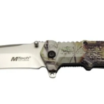 Mtech 465 Kamp Çakı 21cm - Yarı Otomatik, Kemerlikli, Plastik Sap