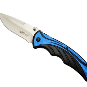 Mtech Handsome 454 Mavi Kamp Çakı 20cm - Yarı Otomatik, Kemerlikli