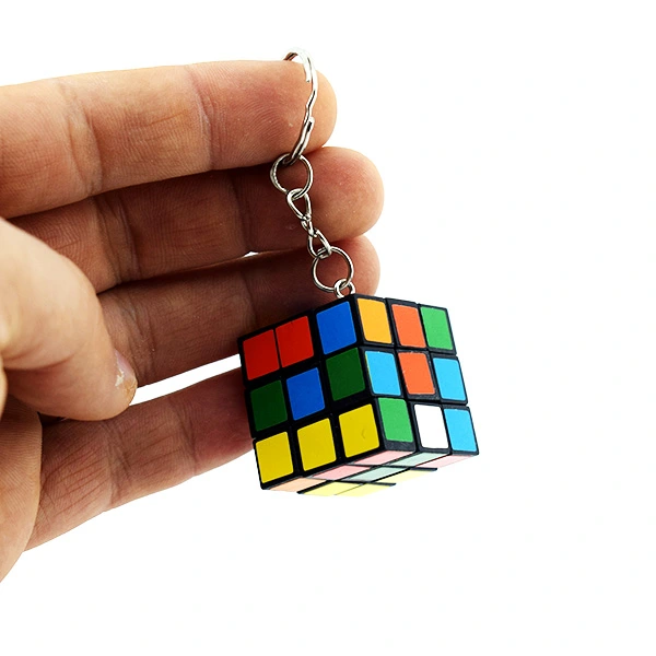 Nostaljik Zeka Küpü Sihirli Mini Rubik Anahtarlık 1 Nostaljik Zeka Küpü Sihirli Mini Rubik Anahtarlık