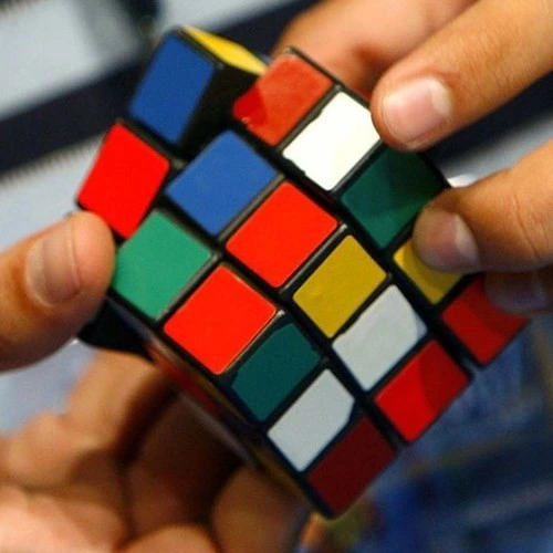 Nostaljik Zeka Küpü Sihirli Mini Rubik Anahtarlık 2 Nostaljik Zeka Küpü Sihirli Mini Rubik Anahtarlık - Görsel 2
