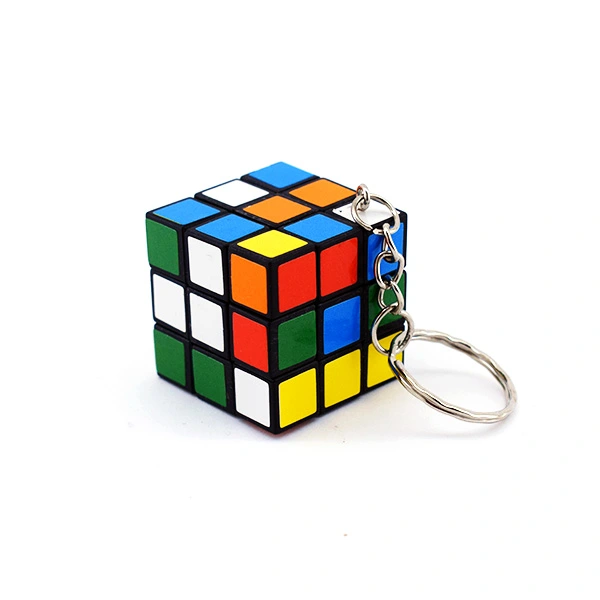 Nostaljik Zeka Küpü Sihirli Mini Rubik Anahtarlık 3 Nostaljik Zeka Küpü Sihirli Mini Rubik Anahtarlık - Görsel 3