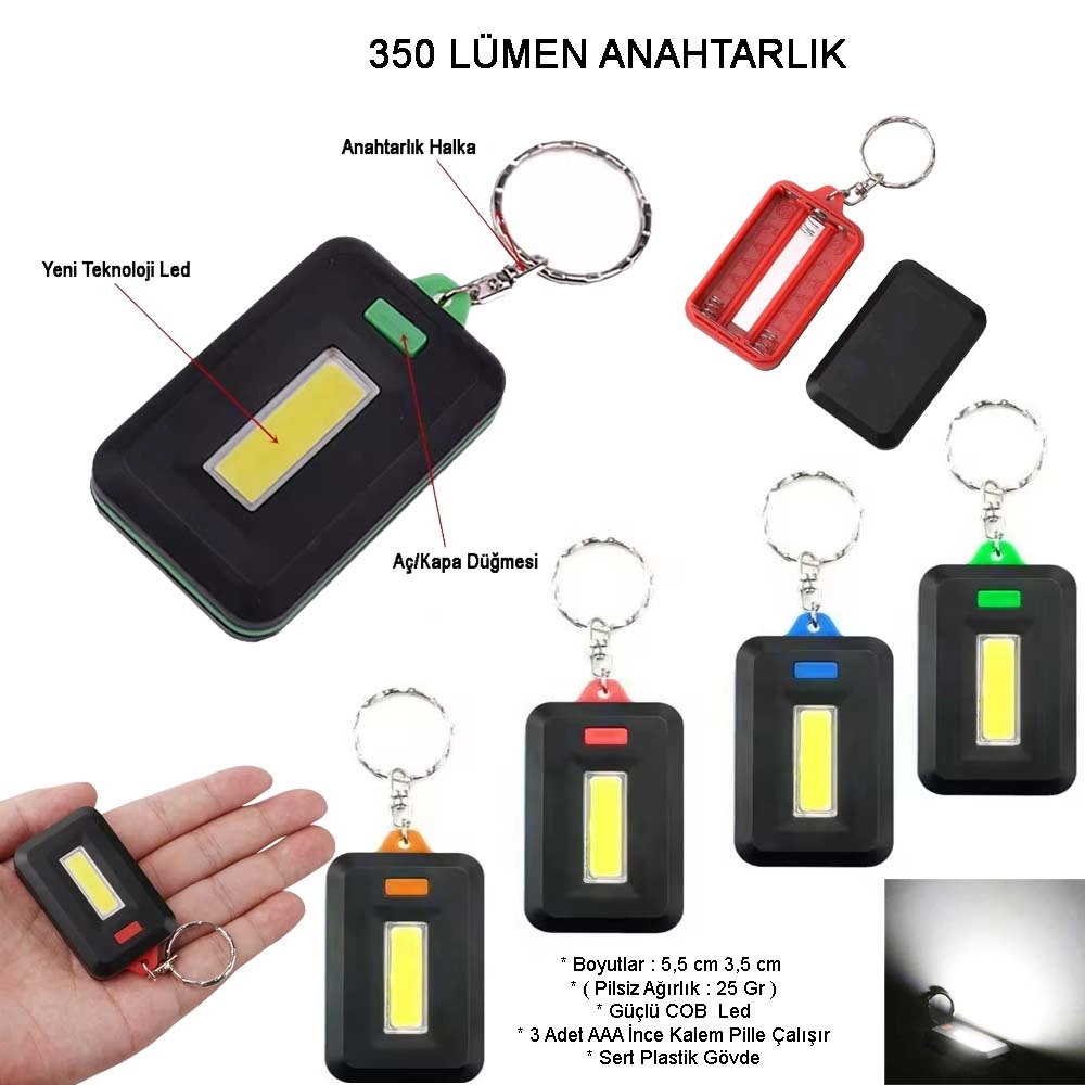 Ortam Aydınlatan 350 Lümen Anahtarlık Wt-377 1 Ortam Aydınlatan 350 Lümen Anahtarlık Wt-377
