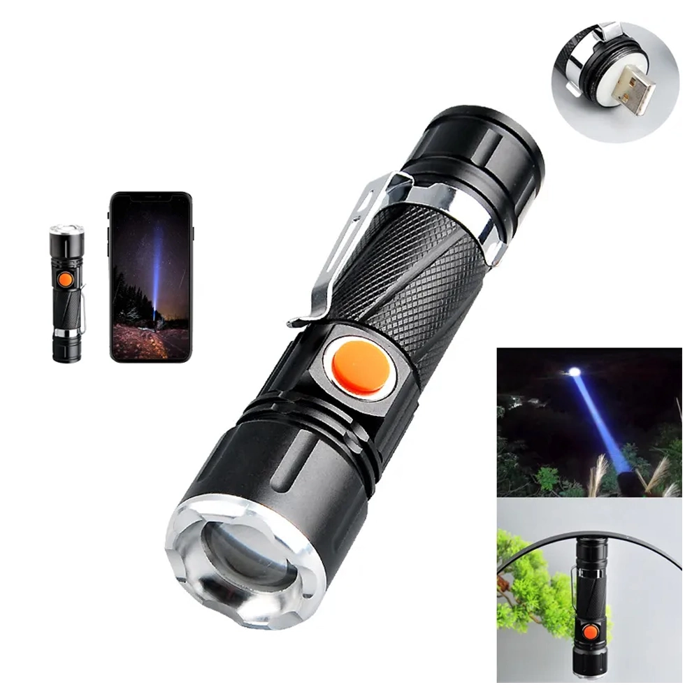 P50 Led Şarjli Mıknatıslı Usb El Feneri Wt-622 4 P50 Led Şarjli Mıknatıslı Usb El Feneri Wt-622 - Görsel 4
