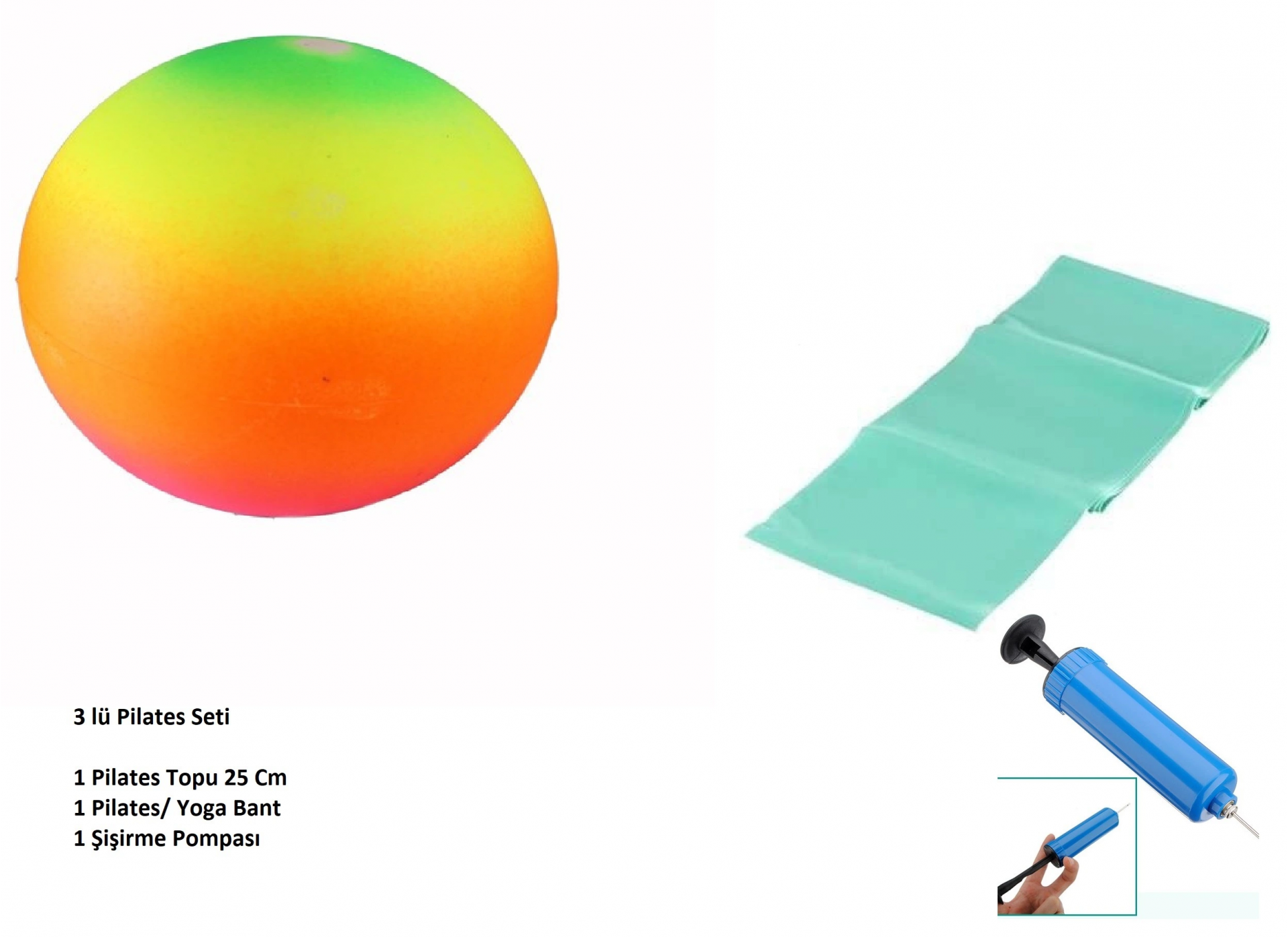 Pilates Seti - Top - Pompa - Bant 1 Pilates Seti - Top - Pompa - Bant