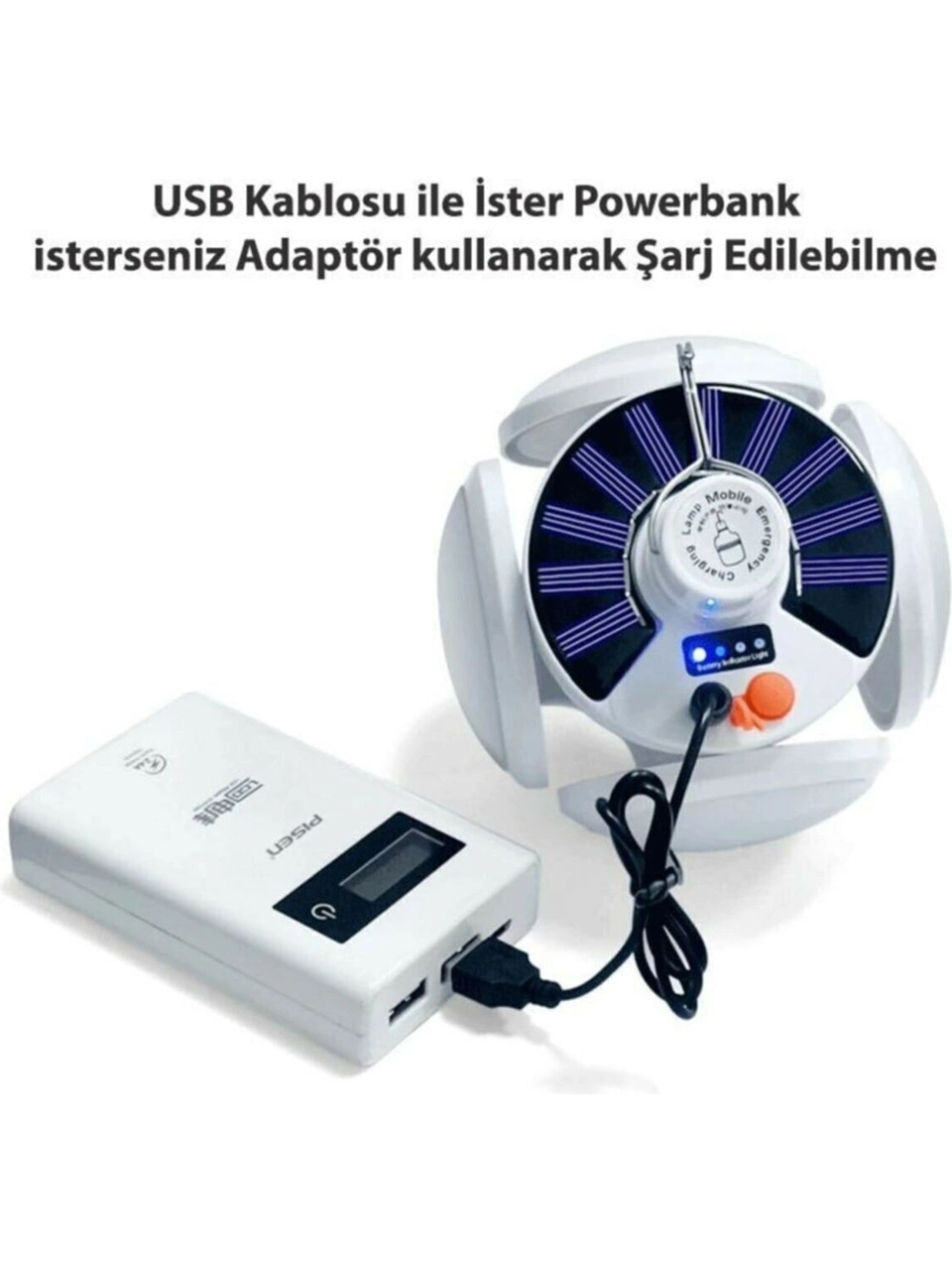 Polizei P-038 Solar Güneş Enerji Ve Usb Sarjli 5 Kanatlı 4 Polizei P-038 Solar Güneş Enerji Ve Usb Sarjli 5 Kanatlı - Görsel 4