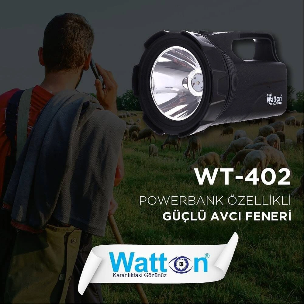 Profesyonel Avcı Feneri 30 W Gücünde Wt-402 1 Profesyonel Avcı Feneri 30 W Gücünde Wt-402