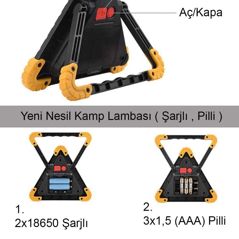 Profesyonel Kamp - Araba Lambası Bm-610/ Wt 2 Profesyonel Kamp - Araba Lambası Bm-610/ Wt - Görsel 2