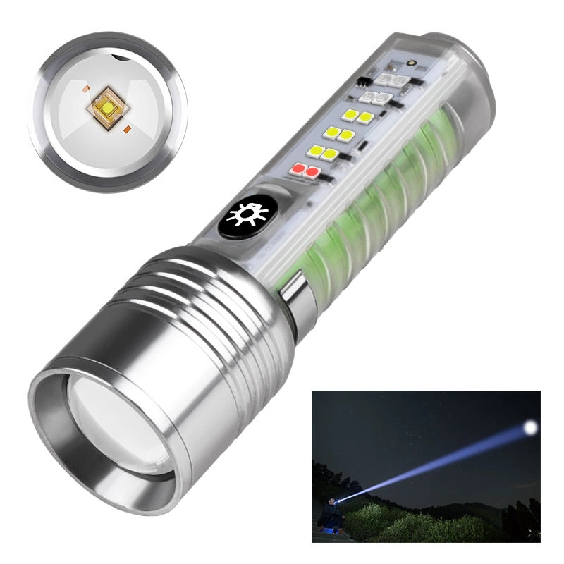 Profesyonel Tg Led Güçlü 8 Modlu Type-c 1000 Lümen Polis Çakarlı Şarjlı El Feneri 1 Profesyonel Tg Led Güçlü 8 Modlu Type-c 1000 Lümen Polis Çakarlı Şarjlı El Feneri