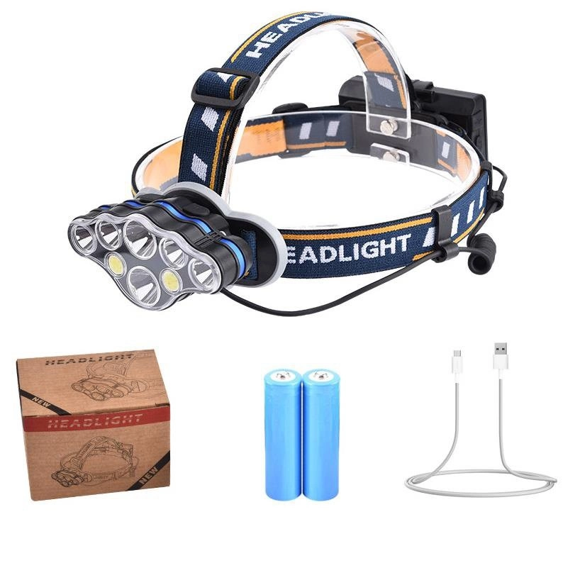 Ps-888 Güçlü Usb Şarj Edilebilir Profesyonel 8 Modlu 6000 Lümen 8 Led Su Geçirmez Kafa Lambası 2 Ps-888 Güçlü Usb Şarj Edilebilir Profesyonel 8 Modlu 6000 Lümen 8 Led Su Geçirmez Kafa Lambası - Görsel 2