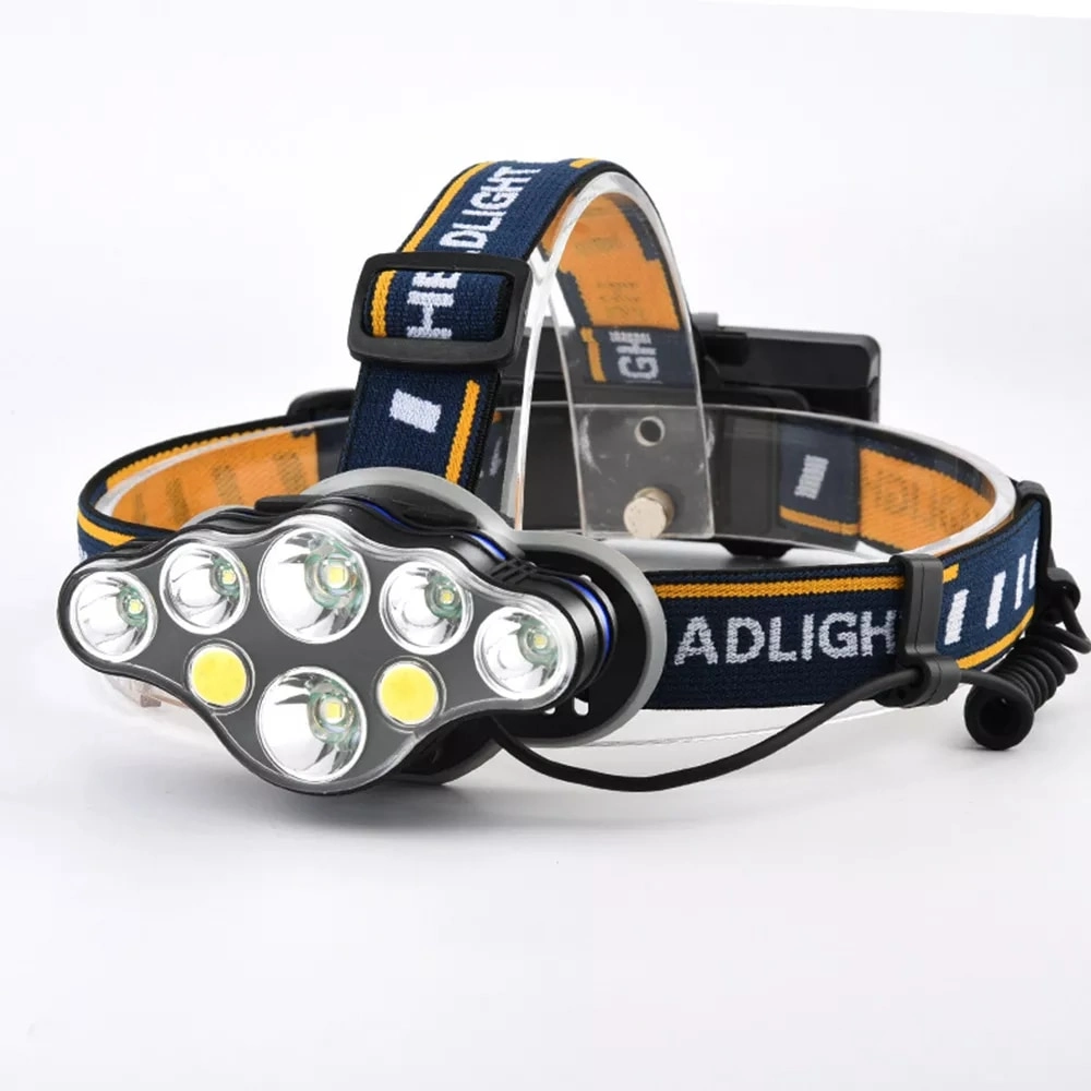 Ps-888 Güçlü Usb Şarj Edilebilir Profesyonel 8 Modlu 6000 Lümen 8 Led Su Geçirmez Kafa Lambası 3 Ps-888 Güçlü Usb Şarj Edilebilir Profesyonel 8 Modlu 6000 Lümen 8 Led Su Geçirmez Kafa Lambası - Görsel 3