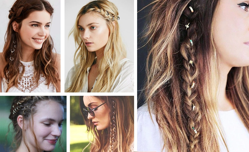 Saç Piercingi - Saç Yüzüğü - Silver 2 Saç Piercingi - Saç Yüzüğü - Silver - Görsel 2