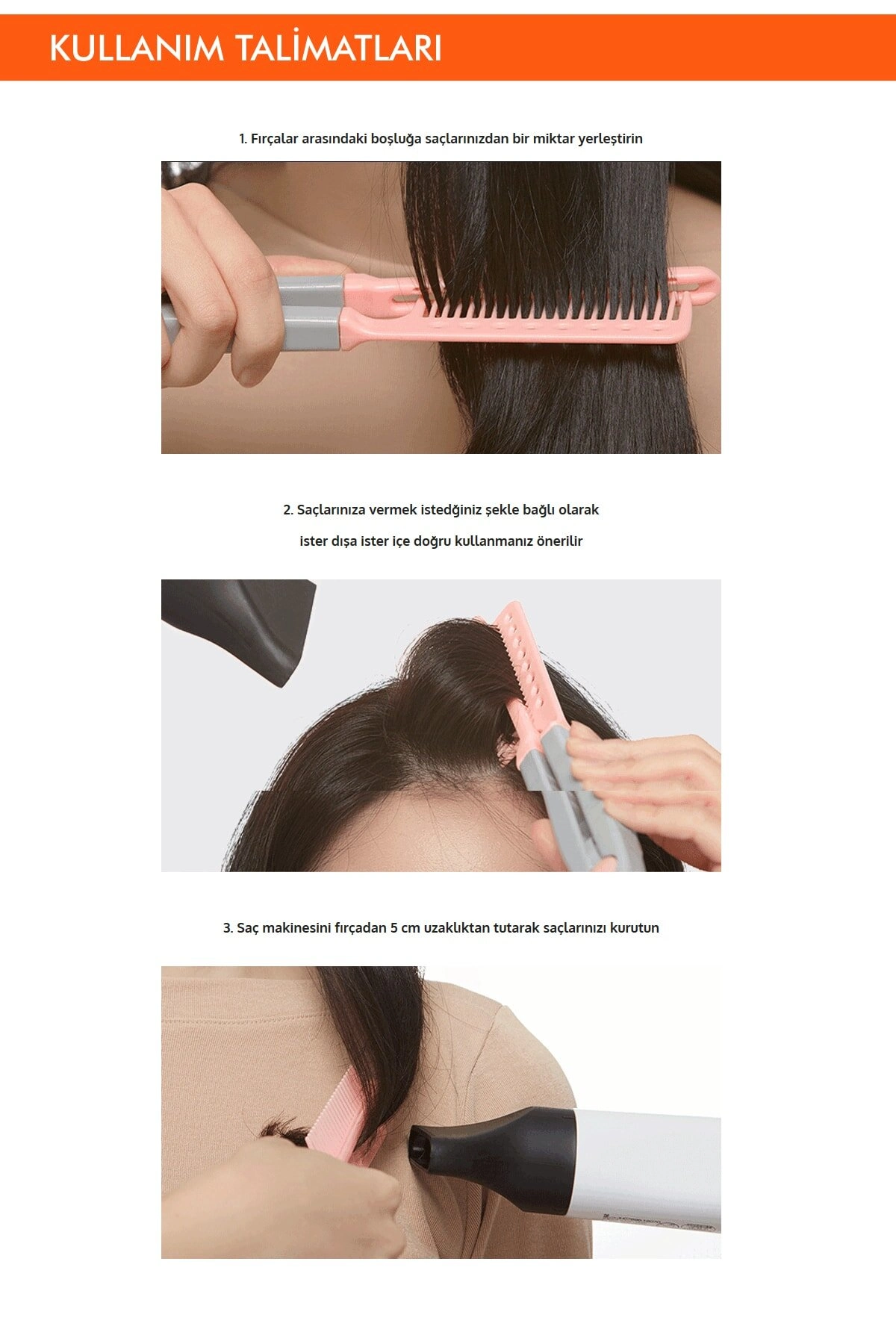 Saçlara Kolay Şekil Veren Saç Kurutma Fırçası Apıeu Easy Hair Dry Brush 2 Saçlara Kolay Şekil Veren Saç Kurutma Fırçası Apıeu Easy Hair Dry Brush - Görsel 2