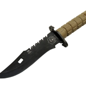 Salgur S 4759 Türk Tipi Komando Bıçağı 28,5cm - Testere Detaylı Bıçak, İpli, Kılıflı