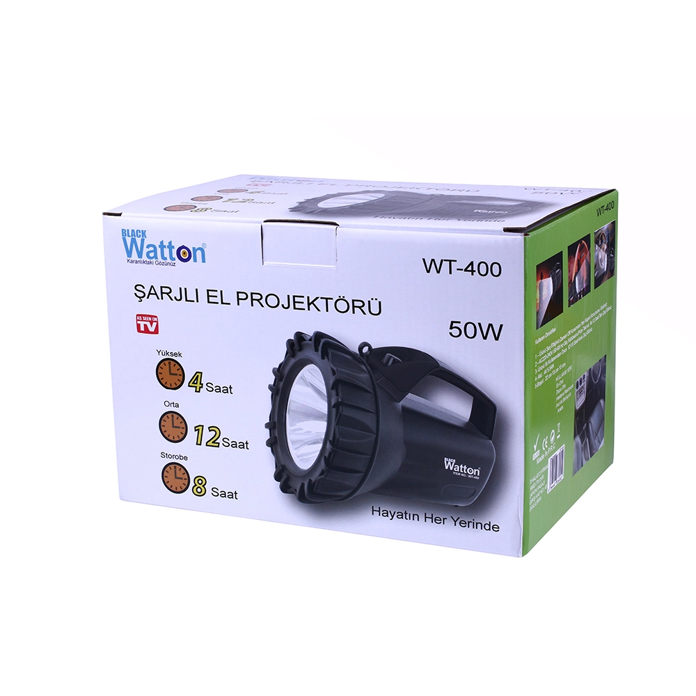 Şarjlı 50 W Büyük Fener Wt-400 3 Şarjlı 50 W Büyük Fener Wt-400 - Görsel 3