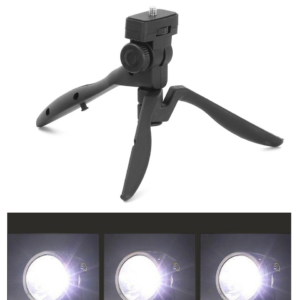 Şarjlı Dev Boy El Feneri Tripod Ayaklı Parlak Led El Lambası Kamp, Av Ve Güvenlik İçin İdeal