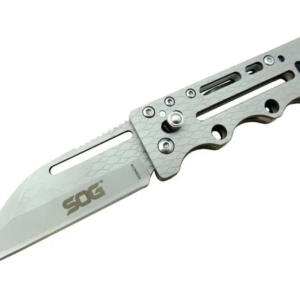 Sog Ac78 Gri Yaprak Kamp Çakı 14,5 Cm - Metal Sap, Kılıflı