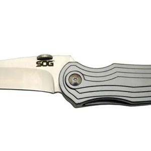Sog Pinkerton 0689 Gri Kamp Çakı 18cm - Yarı Otomatik, Kemerlikli, Kutulu