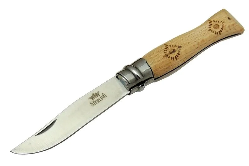 Sterling T0221 Bahçe Çakı 16 Cm - Ahşap Sap, Bilezikli, Kılıflı 1 Sterling T0221 Bahçe Çakı 16 Cm - Ahşap Sap, Bilezikli, Kılıflı