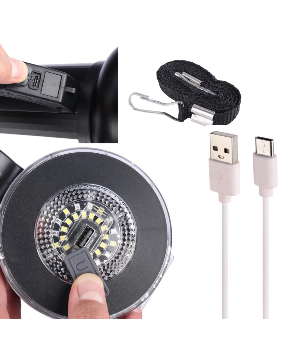 Taşınabilir Solar Şarjlı Led Fener Powerbank Özellikli Kamp Ve Acil Durum İçin Süper Parlak Işık 2 Taşınabilir Solar Şarjlı Led Fener Powerbank Özellikli Kamp Ve Acil Durum İçin Süper Parlak Işık - Görsel 2
