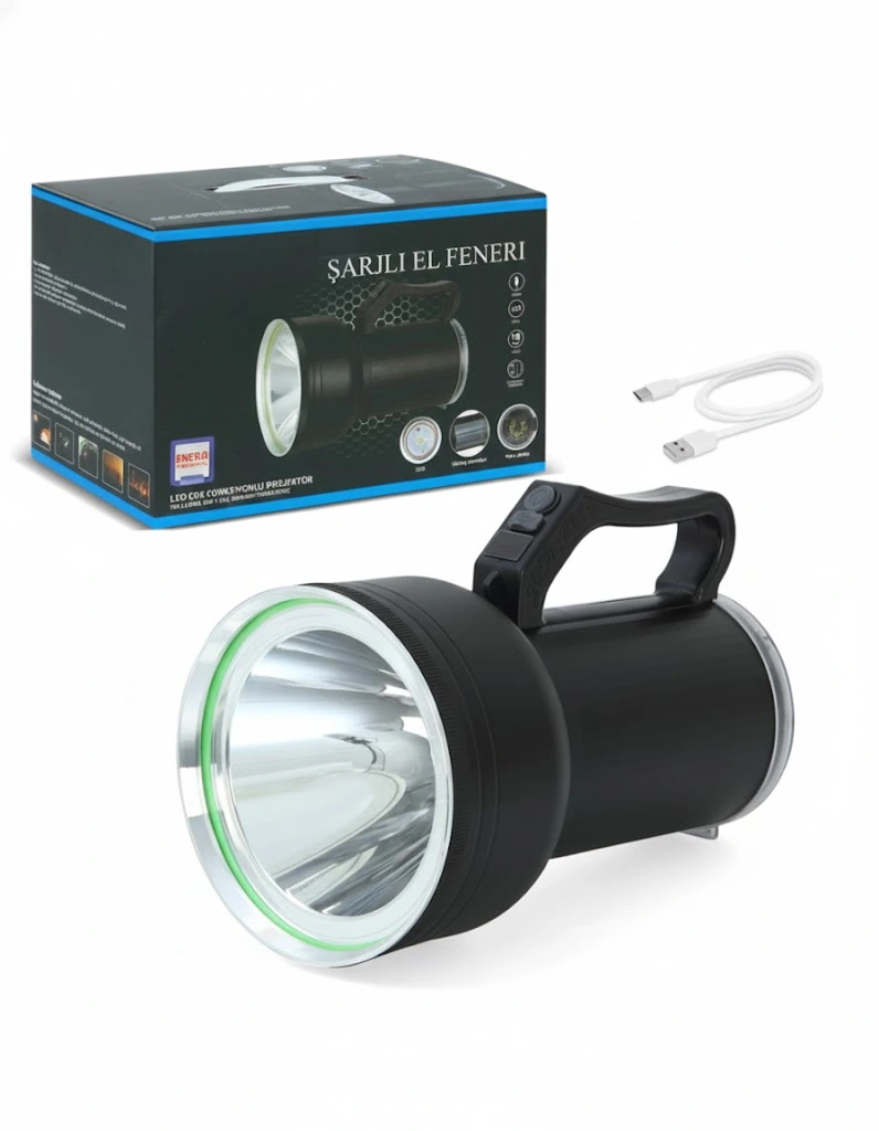 Taşınabilir Solar Şarjlı Led Fener Powerbank Özellikli Kamp Ve Acil Durum İçin Süper Parlak Işık 5 Taşınabilir Solar Şarjlı Led Fener Powerbank Özellikli Kamp Ve Acil Durum İçin Süper Parlak Işık - Görsel 5