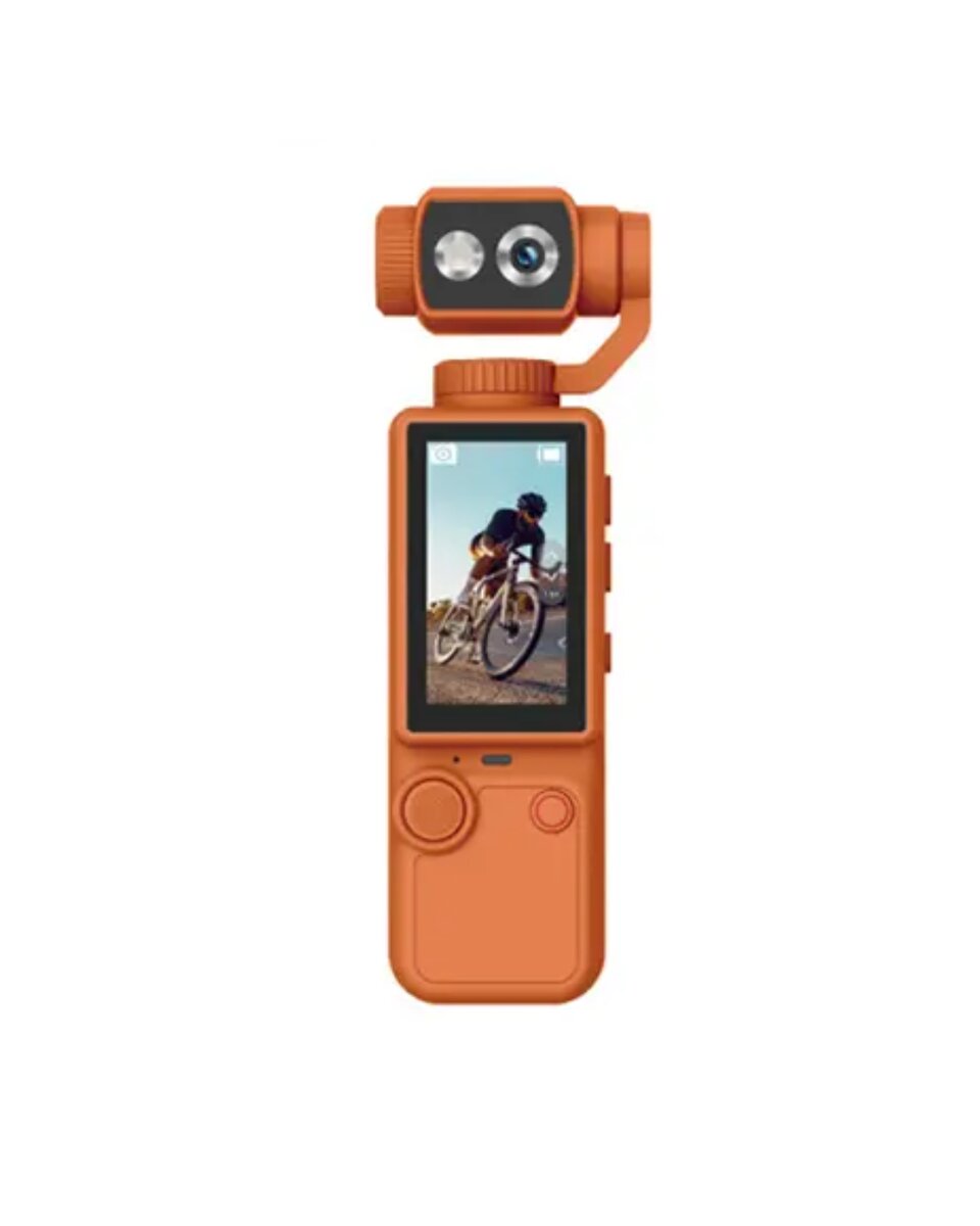 4K Ultra HD Gimbal Kamera Sabitleyici ve 180 Derece Hareketli Lensli Vlog Kamera 5 4K Ultra HD Gimbal Kamera Sabitleyici ve 180 Derece Hareketli Lensli Vlog Kamera - Görsel 5