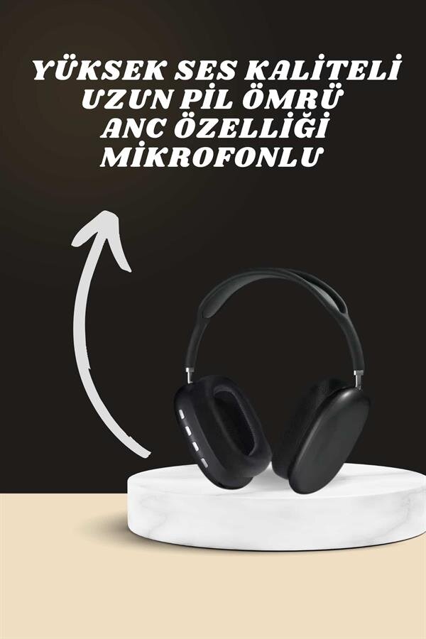 Kulak Üstü Kulaklık Pro9 ve Yeni Nesil Akıllı Saat Android ve İOS Uyumlu ANC Özelliği 1 Kulak Üstü Kulaklık Pro9 ve Yeni Nesil Akıllı Saat Android ve İOS Uyumlu ANC Özelliği