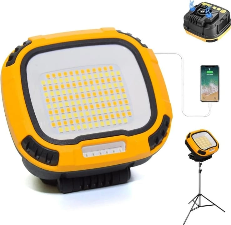 Wison Ws-582 Powerbank Özellikli Tripod Bağlantılı Mıknatıslı 3500 Lümen Usb Şarjlı Çalışma Feneri 4 Wison Ws-582 Powerbank Özellikli Tripod Bağlantılı Mıknatıslı 3500 Lümen Usb Şarjlı Çalışma Feneri - Görsel 4