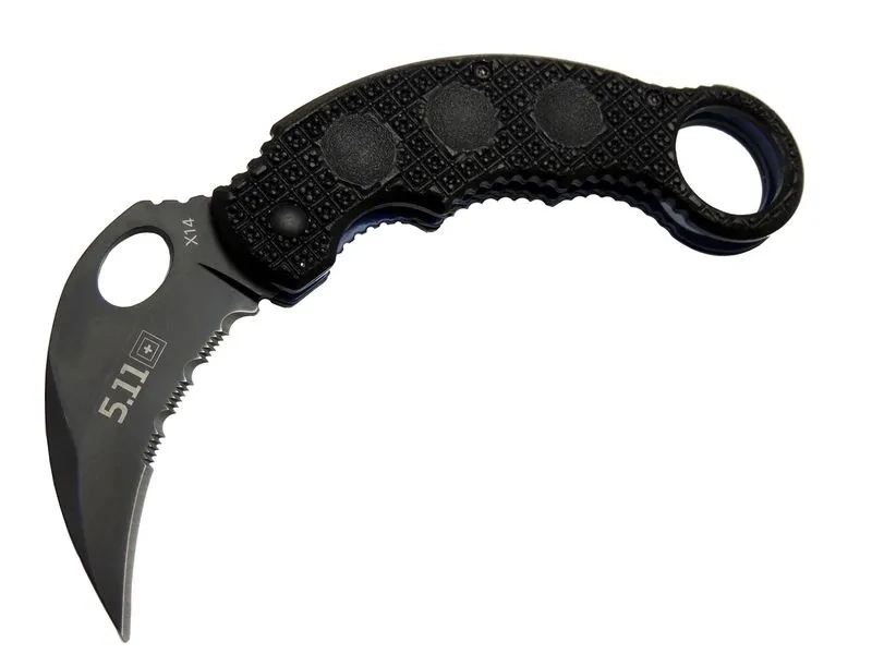 X14 5.11 Siyah Karambit Koleksiyon Çakı 16 Cm - Plastik Sap 1 X14 5.11 Siyah Karambit Koleksiyon Çakı 16 Cm - Plastik Sap