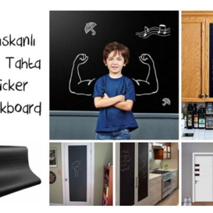Yapışkanlı Kara Tahta-yazı Tahtası: Sticker Blackboard