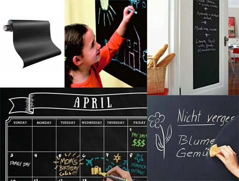 Yapışkanlı Kara Tahta-yazı Tahtası: Sticker Blackboard 2 Yapışkanlı Kara Tahta-yazı Tahtası: Sticker Blackboard - Görsel 2