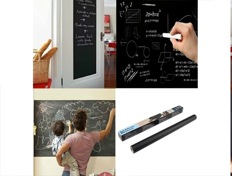 Yapışkanlı Kara Tahta-yazı Tahtası: Sticker Blackboard 3 Yapışkanlı Kara Tahta-yazı Tahtası: Sticker Blackboard - Görsel 3