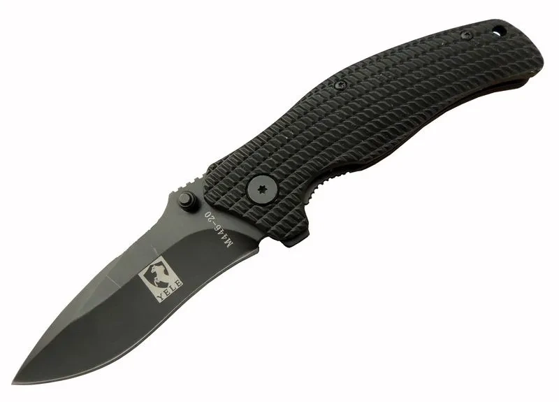 Yele M446 Siyah Kamp Çakı 20cm - Yarı Otomatik, Kemerlikli 1 Yele M446 Siyah Kamp Çakı 20cm - Yarı Otomatik, Kemerlikli