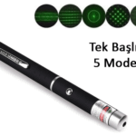 Yeşil Lazer Pointer 500 Mw 15 Km Etkili (tek Başlık 5 Model)