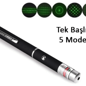 Yeşil Lazer Pointer 500 Mw 15 Km Etkili (tek Başlık 5 Model)