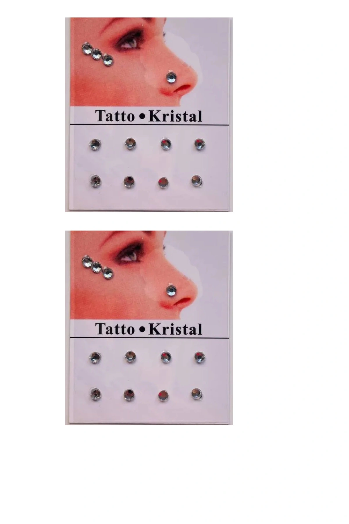 Yüz Taşı Kristal - Burun, Vücut Taşı, Tattoo Makyaj Taşı, Yapışkanlı, 24 Adet 2 Yüz Taşı Kristal - Burun, Vücut Taşı, Tattoo Makyaj Taşı, Yapışkanlı, 24 Adet - Görsel 2